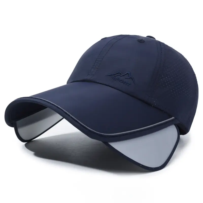 Men's Black Eco-Friendly Duck Tissue Sun Hat - Image 5