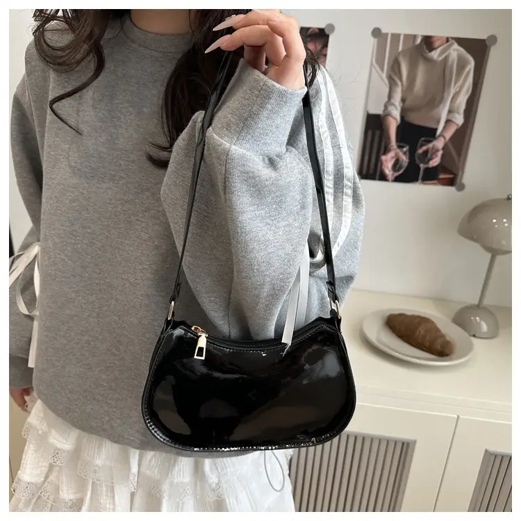 2025 Light Blue PU Shoulder Bag for Women — feature 15