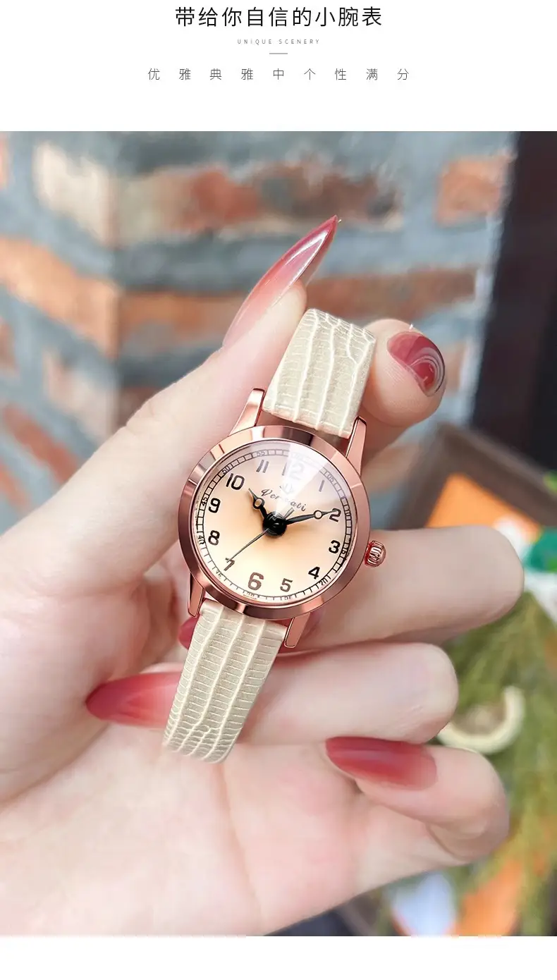 Vintage Artistic Quartz Watch for Women with Leather Belt — feature 8
