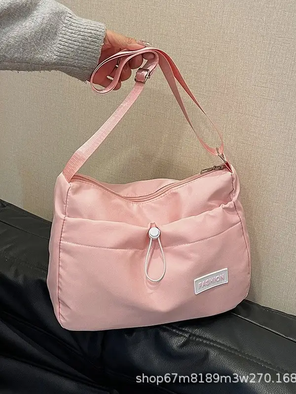Yellow Crossbody Bag for Women College Student Casual Shoulder Bag