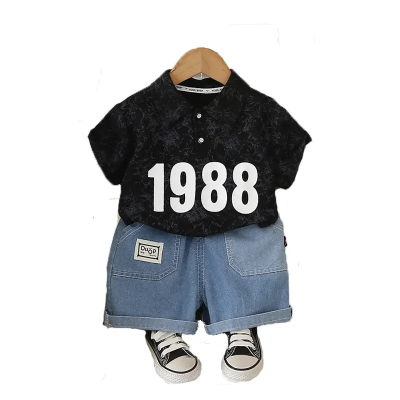 Children's 2025 Summer Casual 2-Piece T-Shirt Shorts Set - Image 7