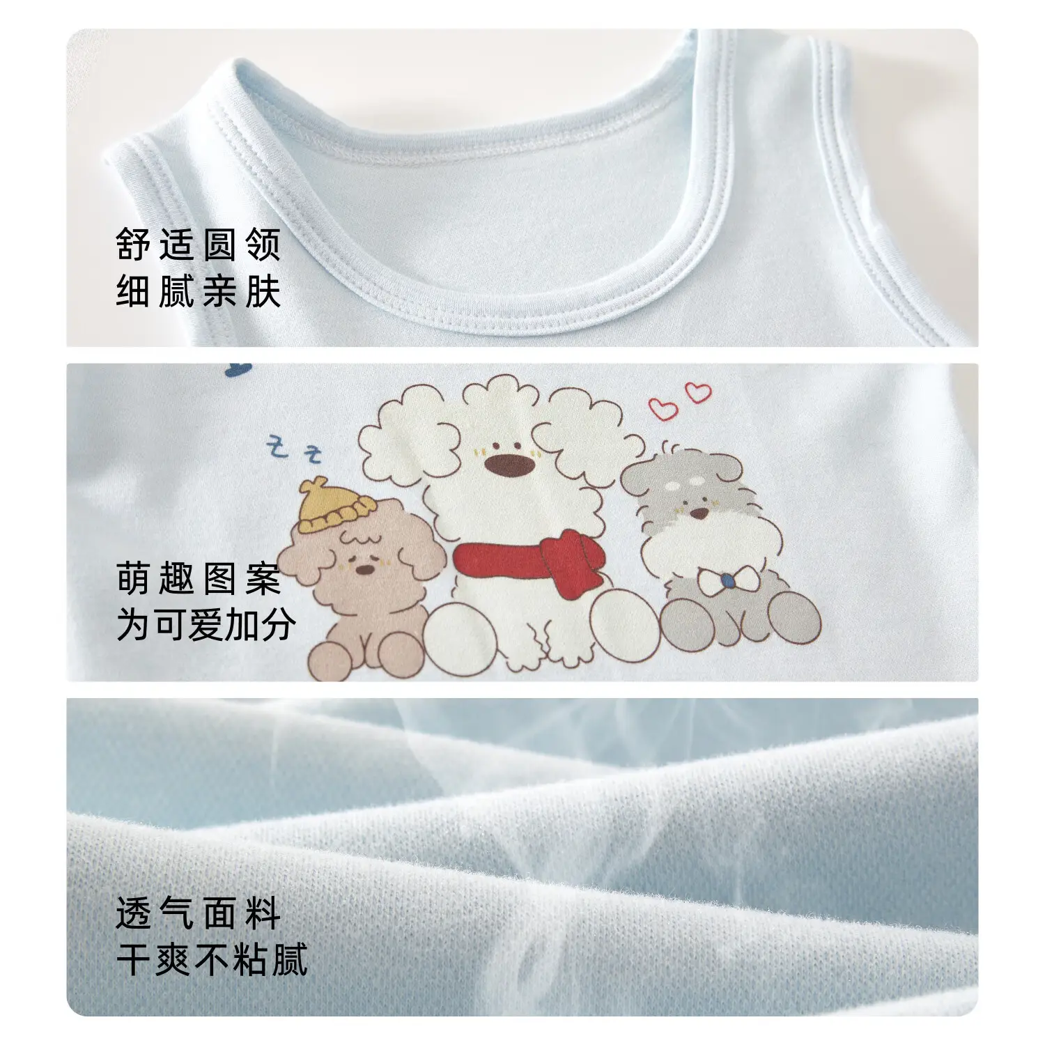 Chengbao Sleeveless T-Shirt Baby Boys Girls Cotton Spring Autumn - Image 4