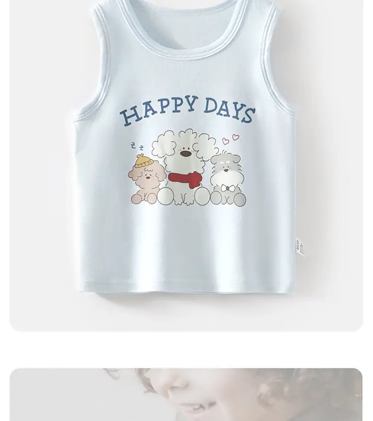 Chengbao Sleeveless T-Shirt Baby Boys Girls Cotton Spring Autumn — feature 15