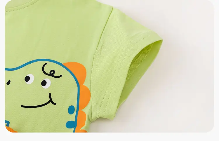 Dudu Family Baby Bear Cartoon T-shirt Yellow Summer Boys' — feature 14