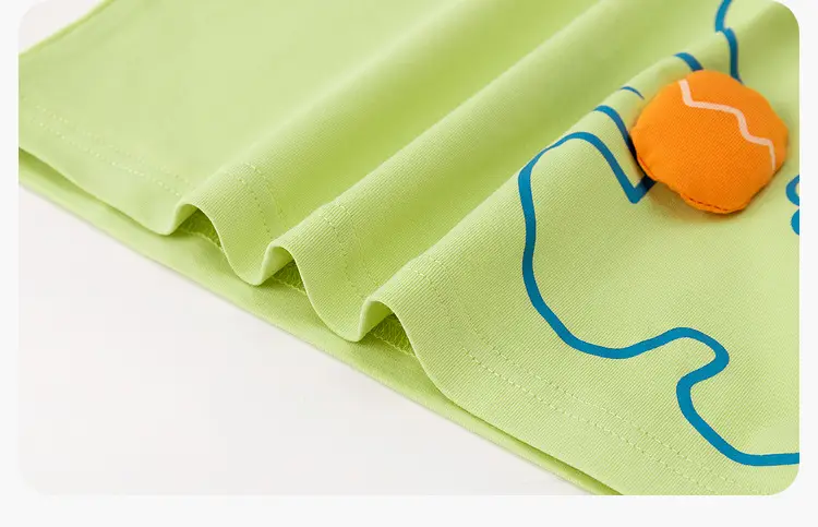 Dudu Family Baby Bear Cartoon T-shirt Yellow Summer Boys' — feature 16