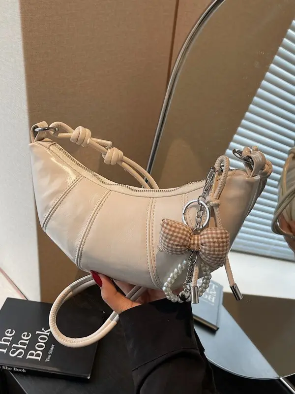 Pink Pearl Crossbody Bag for Women Spring Summer 2025 - Image 6