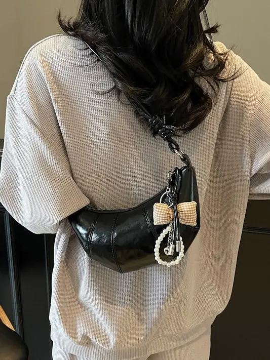 Pink Pearl Crossbody Bag for Women Spring Summer 2025 - Image 8