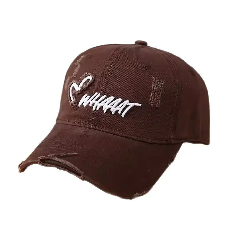Red Korean Style Baseball Cap for Men Women 2025