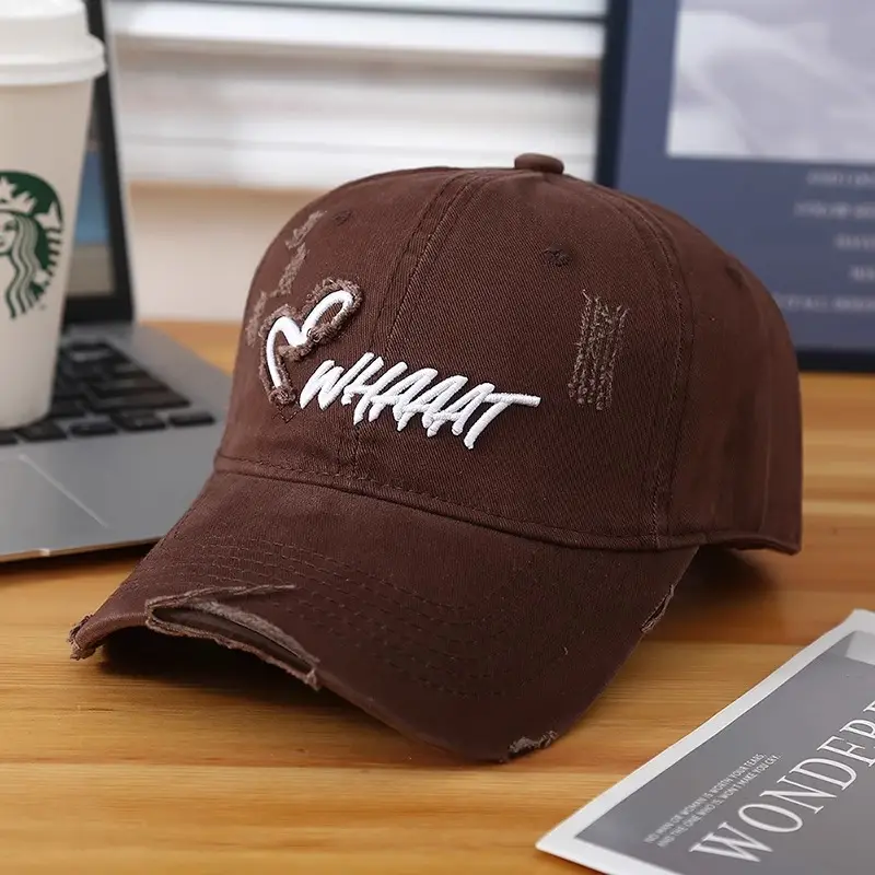 Red Korean Style Baseball Cap for Men Women 2025 — feature 2