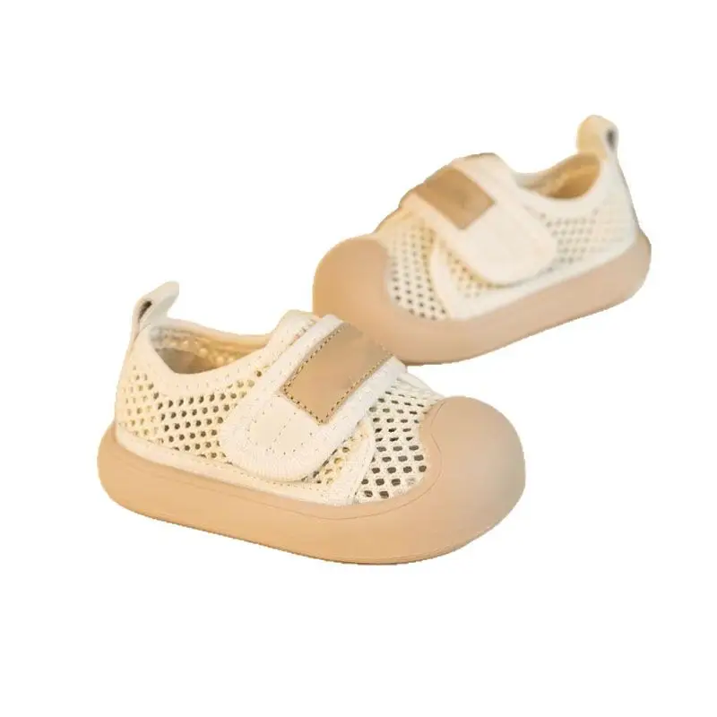 Gold Mesh Baby Shoes for 1-2 Years Old
