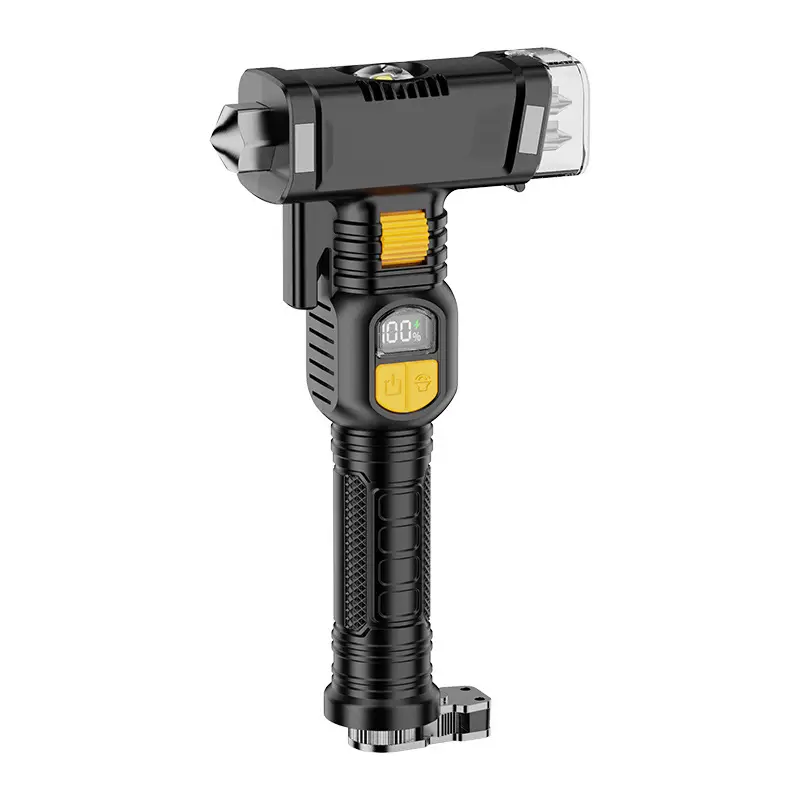 Car Safety Hammer Flashlight Red Warning Light Multi-Function - Image 6
