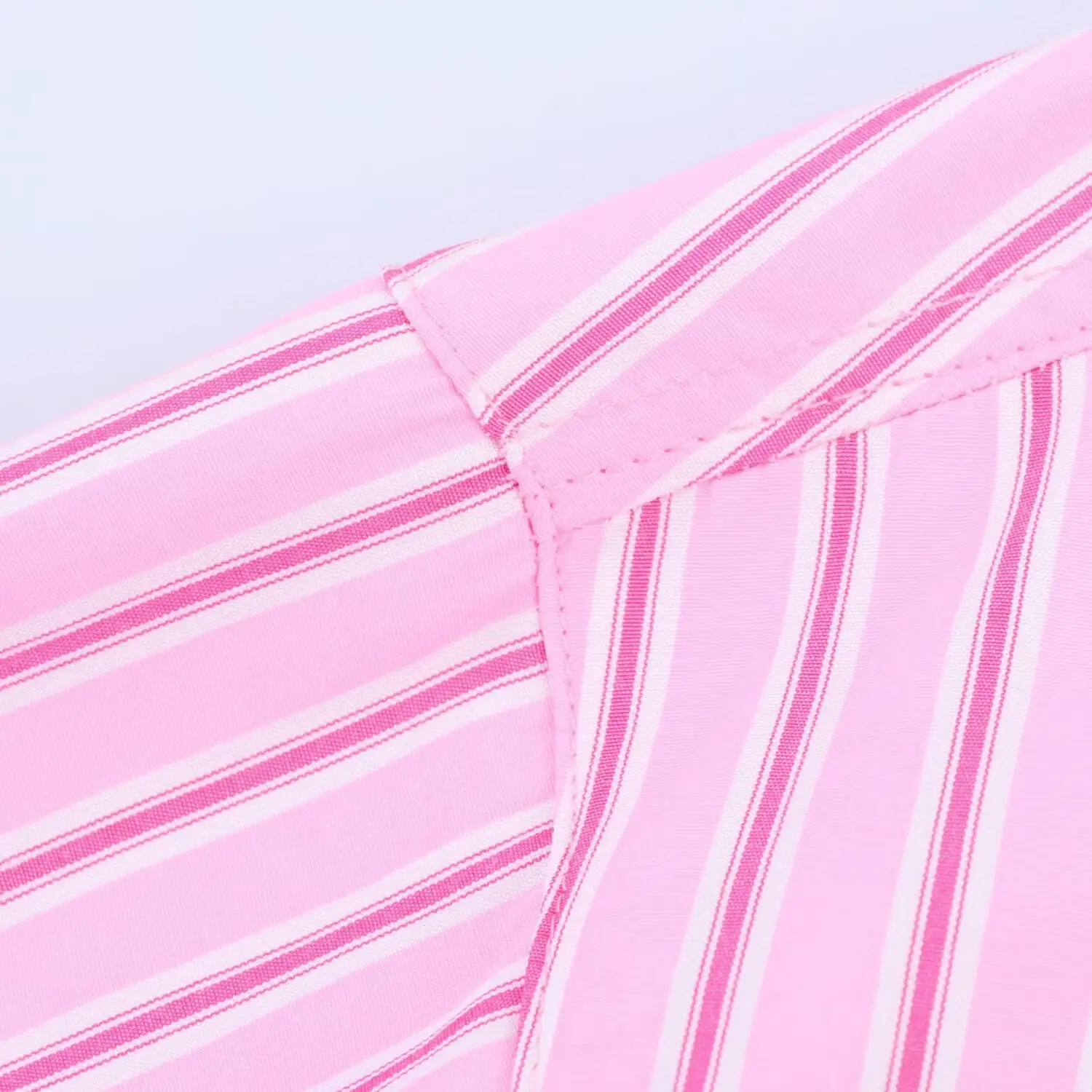Pink Striped Pajama Pants Set with Belt — feature 19