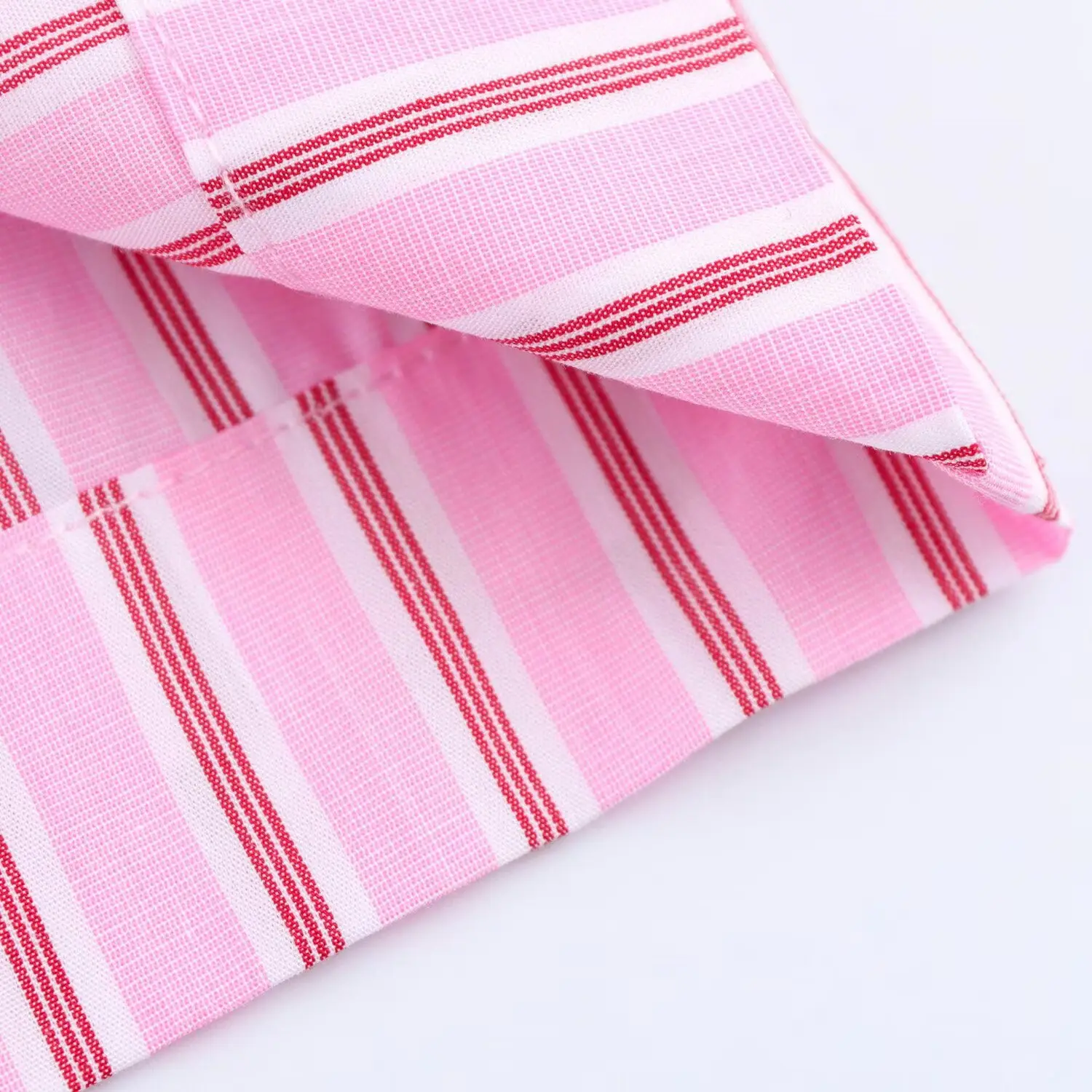 Pink Striped Pajama Pants Set with Belt — feature 32