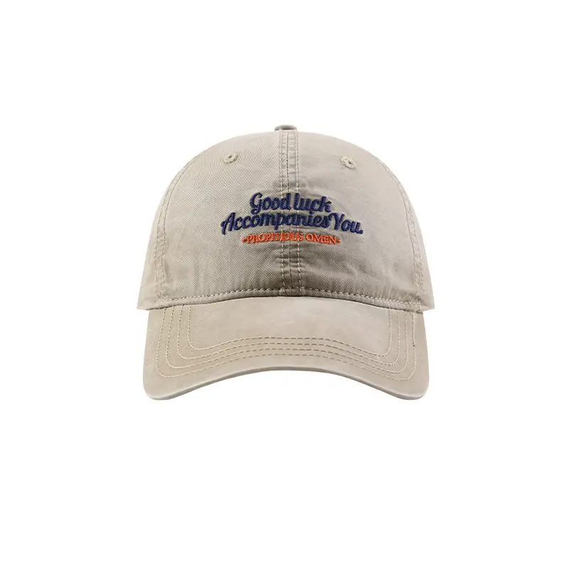 South Korea Embroidered Baseball Cap Couple Spring Summer Street Retro Washed Soft Top Casual Cap Trendy - Image 11