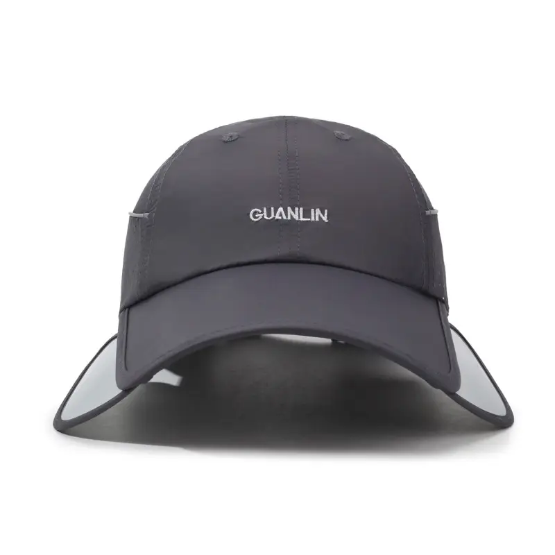Men Retractable Sunscreen Hat Fishing Outdoor Quick-Drying Cap - Image 9