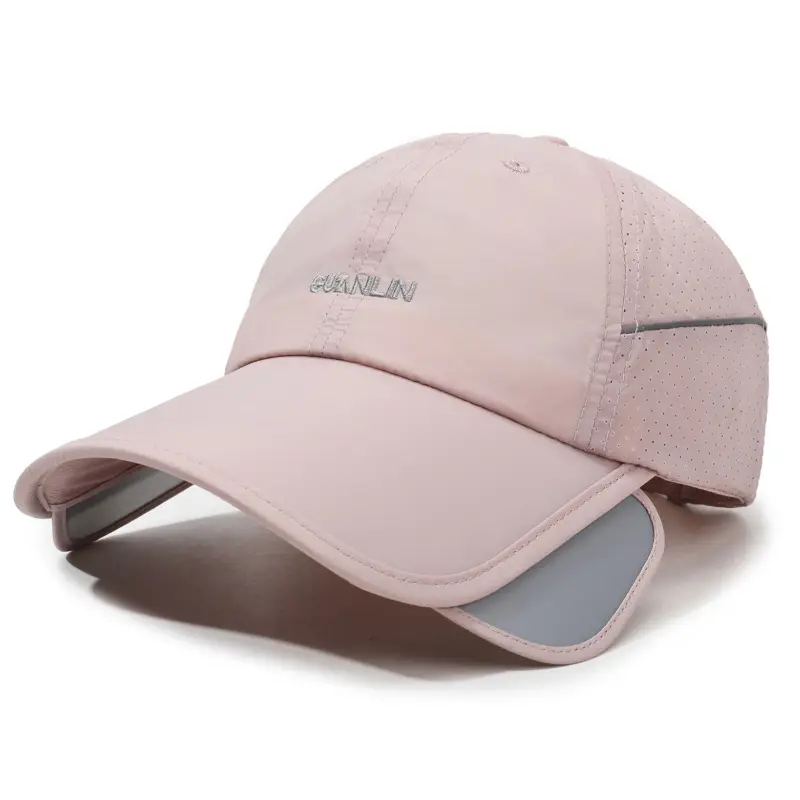Men Retractable Sunscreen Hat Fishing Outdoor Quick-Drying Cap - Image 7