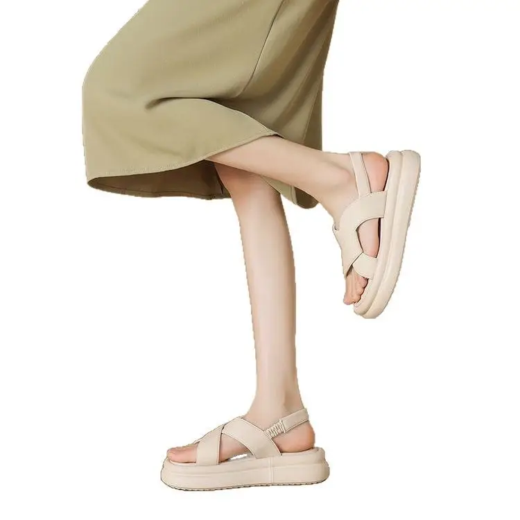 Women's White Foam Sandals Summer Wear