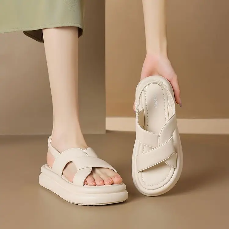 Women's White Foam Sandals Summer Wear — feature 16