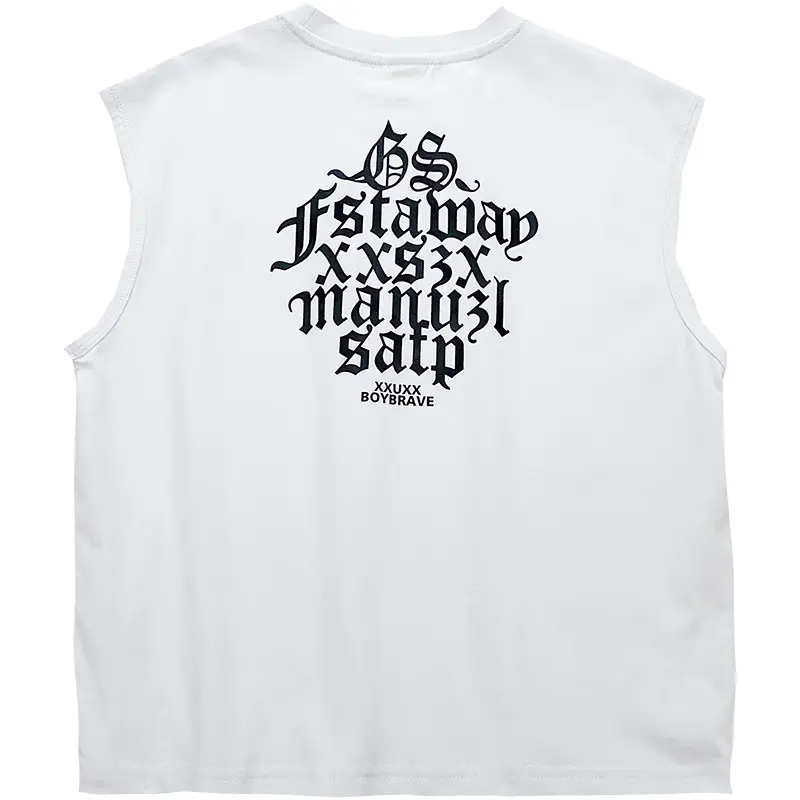 Blue Sleeveless Vest for Boys Summer Wear