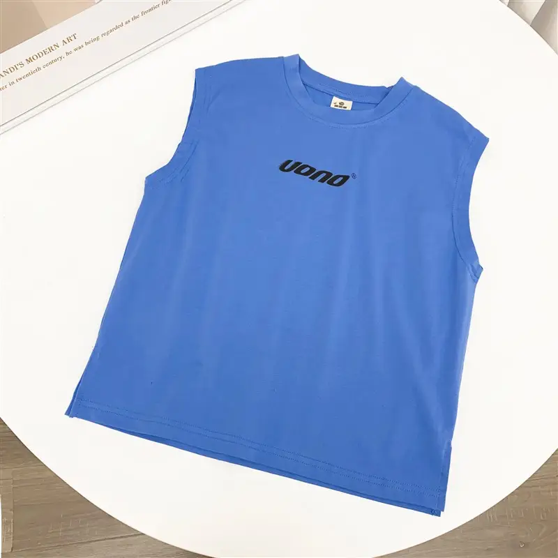 Blue Sleeveless Vest for Boys Summer Wear — feature 10