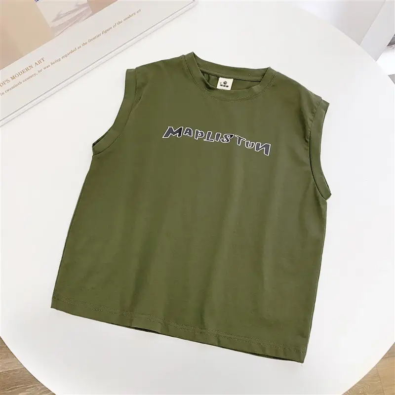 Blue Sleeveless Vest for Boys Summer Wear — feature 13