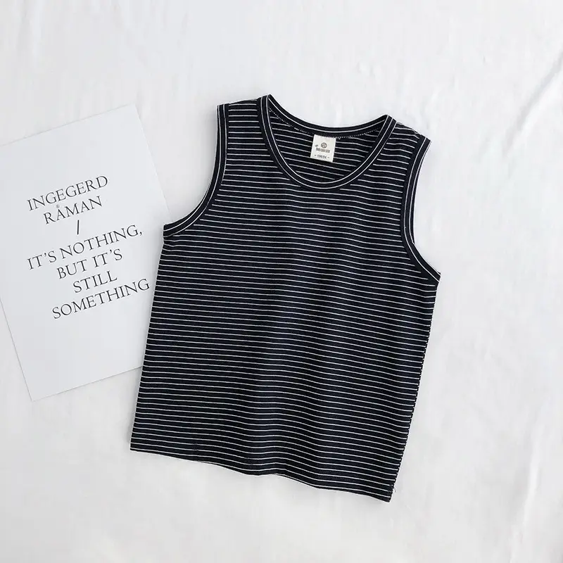 Blue Sleeveless Vest for Boys Summer Wear — feature 2