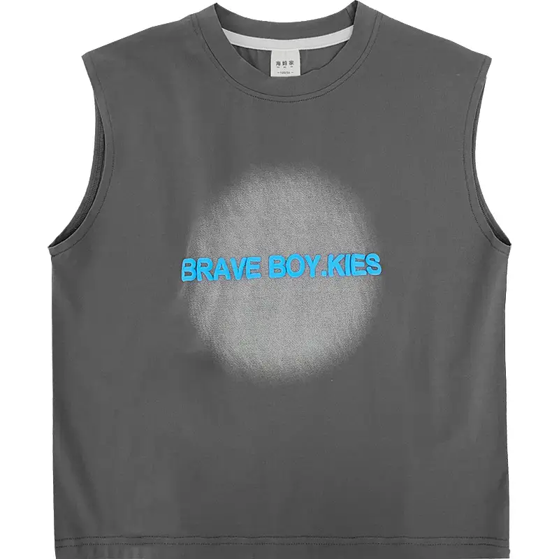 Blue Sleeveless Vest for Boys Summer Wear — feature 27