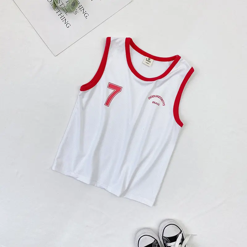 Blue Sleeveless Vest for Boys Summer Wear — feature 5