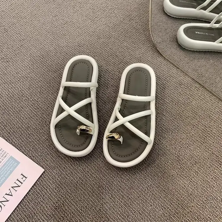 White Roman Cross Sandals Summer 2025 — feature 14