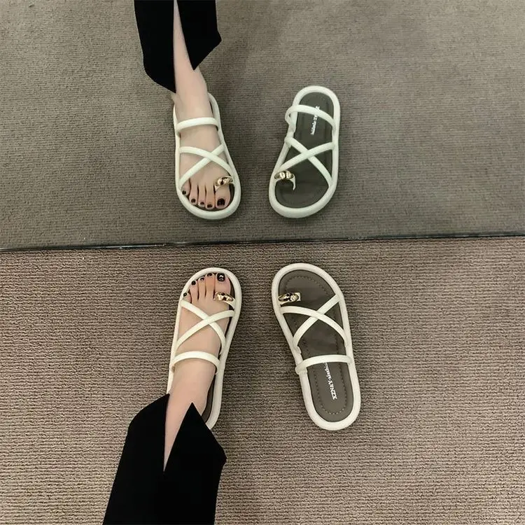 White Roman Cross Sandals Summer 2025 — feature 15