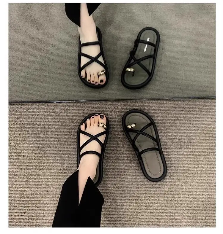 White Roman Cross Sandals Summer 2025 — feature 5