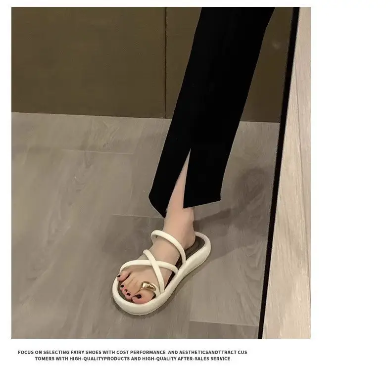 White Roman Cross Sandals Summer 2025 — feature 6
