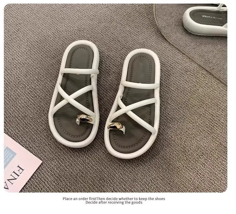 White Roman Cross Sandals Summer 2025 — feature 8