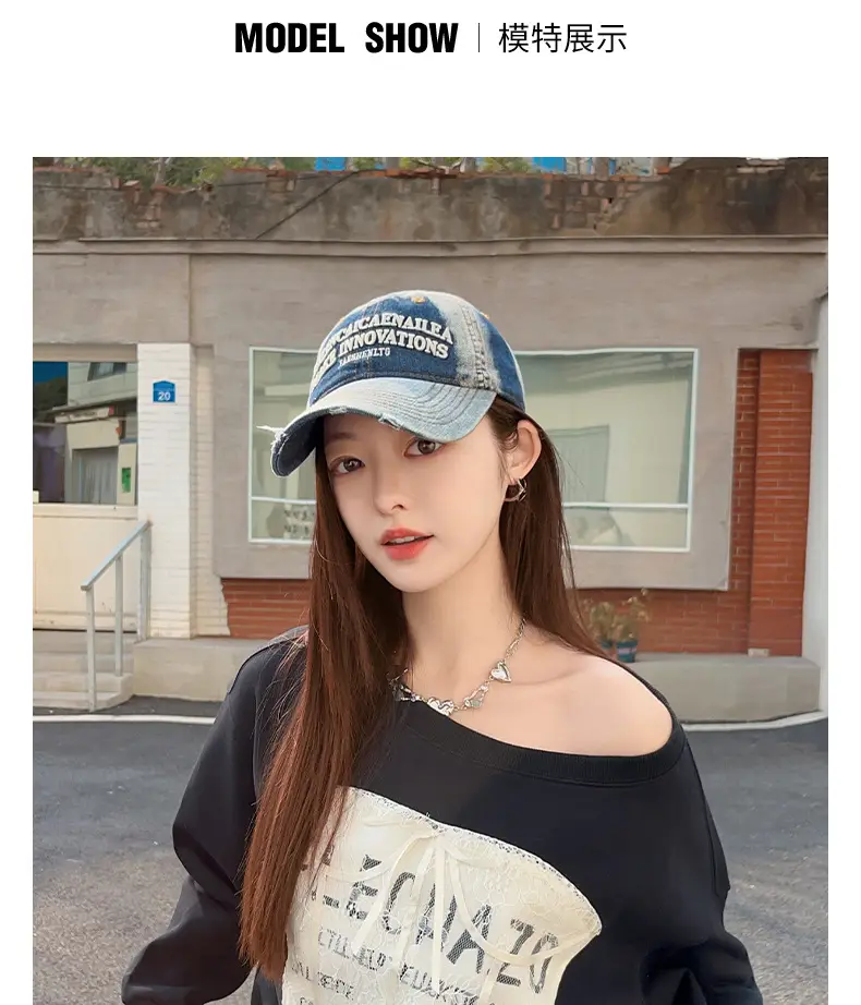 Washed Denim Cap for Girls Summer 2025 — feature 6