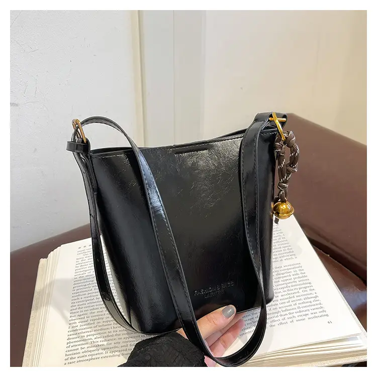 2025 Red Leather Bucket Bag for Women — feature 19
