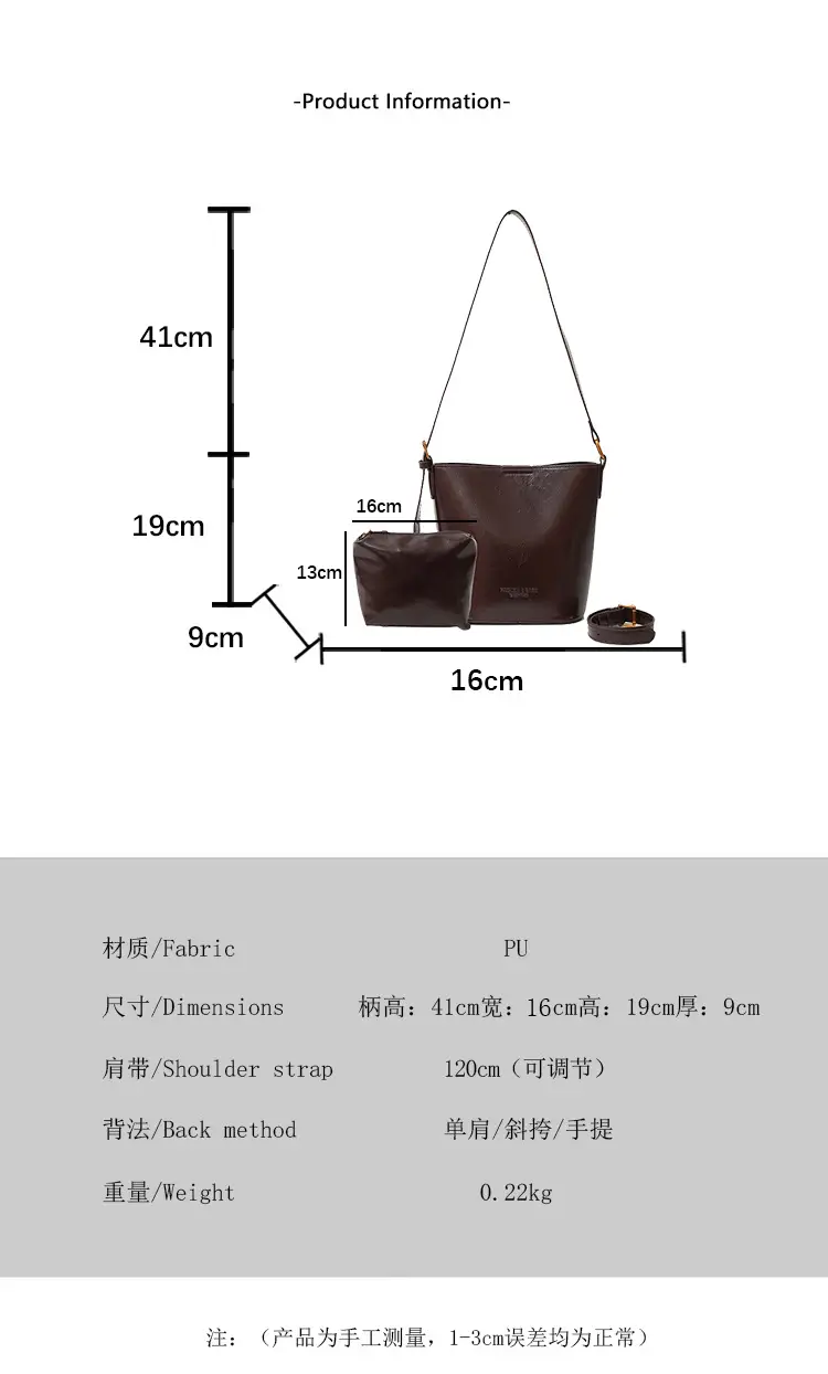 2025 Red Leather Bucket Bag for Women — feature 2