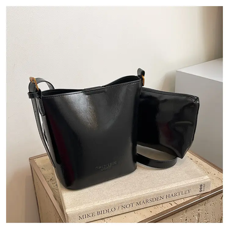 2025 Red Leather Bucket Bag for Women — feature 23