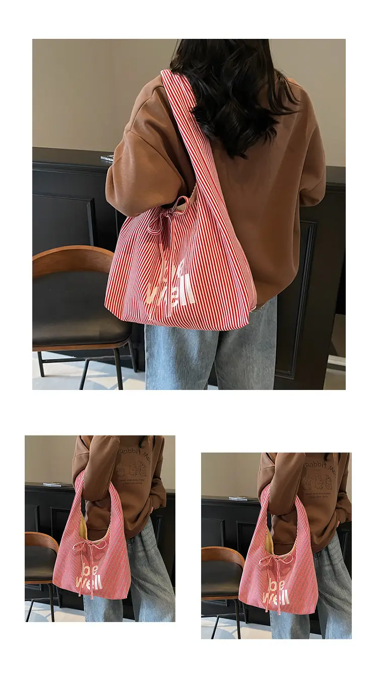 Red Letterboard Personalized Tote Bag for Women — feature 16