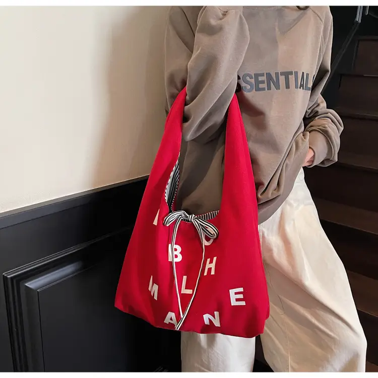 Red Letterboard Personalized Tote Bag for Women — feature 20