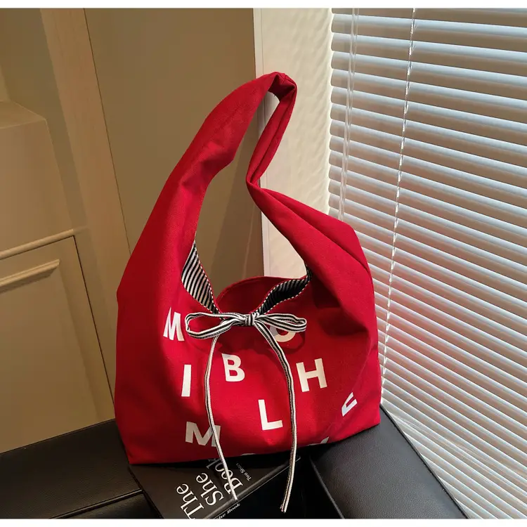 Red Letterboard Personalized Tote Bag for Women — feature 30