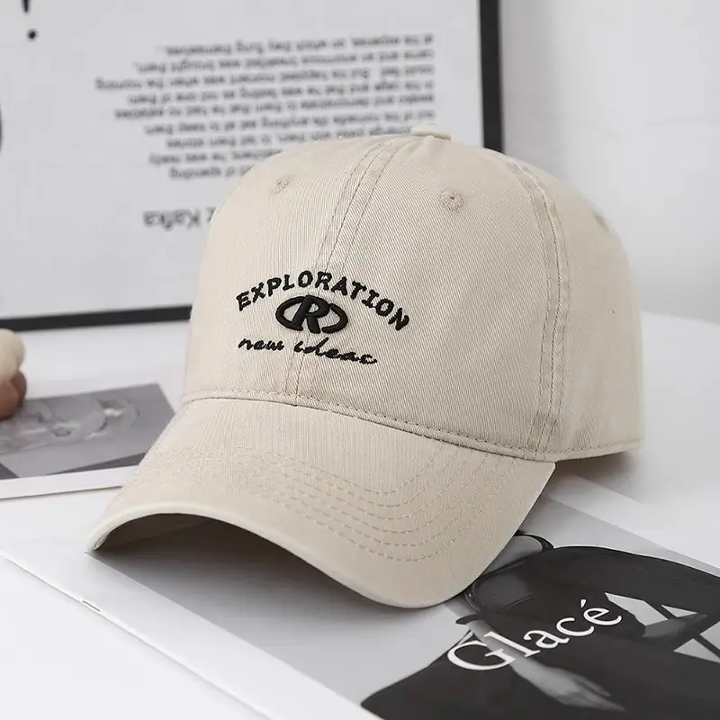 Black Retro Baseball Cap with "Exploration" Logo - Image 4