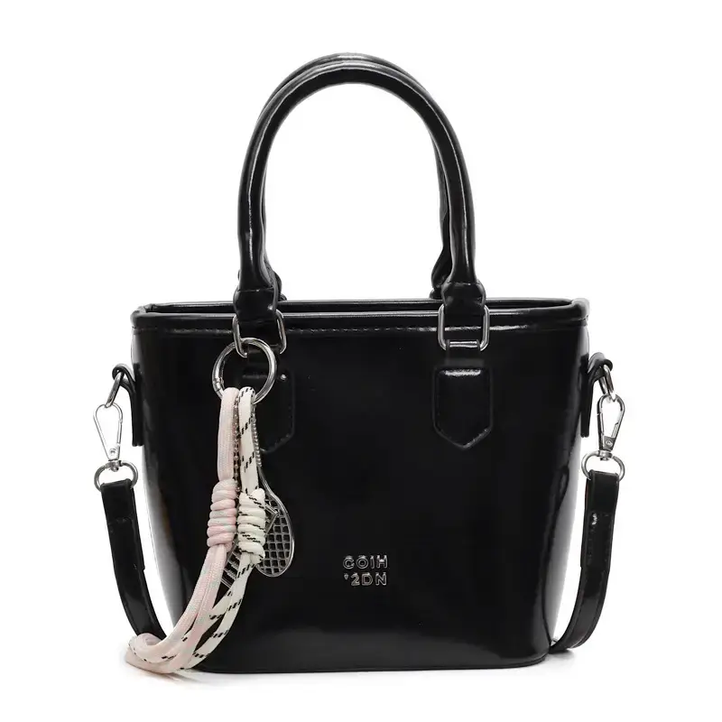 Light Blue Shoulder Bag with Crossbody Strap for Women - Image 2