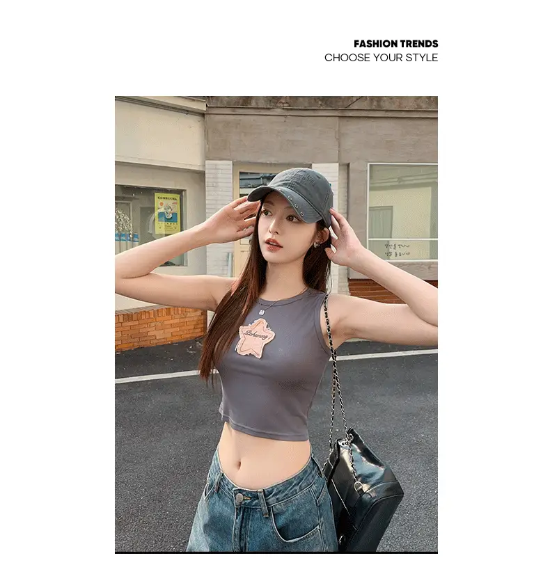 Women Black Letter Embroidered Cap with Rivet Wide Brim — feature 13