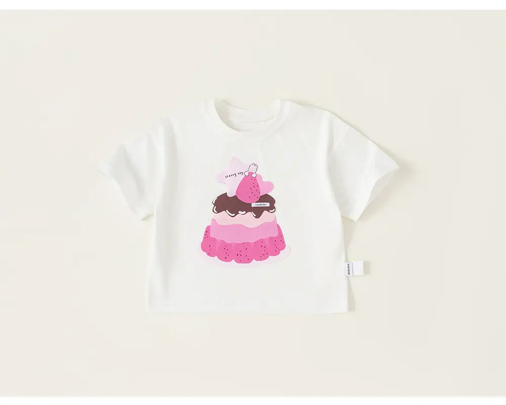 Yubao Boys Cartoon T-Shirt Summer Cream Short Sleeve — feature 28