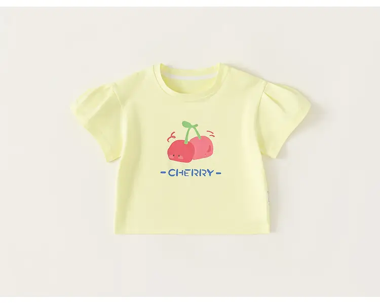 Yubao Boys Cartoon T-Shirt Summer Cream Short Sleeve — feature 30