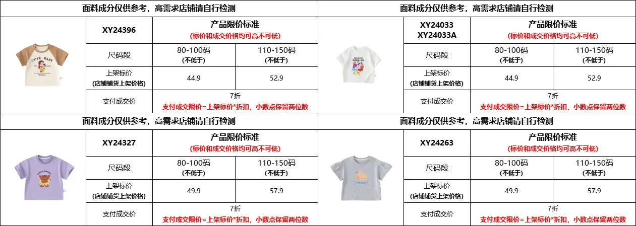 Yubao Boys Cartoon T-Shirt Summer Cream Short Sleeve — feature 4
