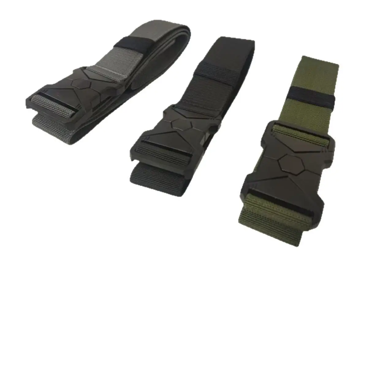 Men's Quick Release Elastic Belt with Alloy Buckle - Image 8