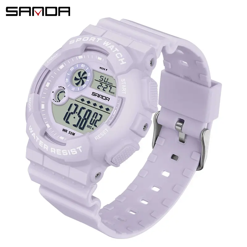 Sanda Multifunctional Digital Watch for Men Women Waterproof - Image 14