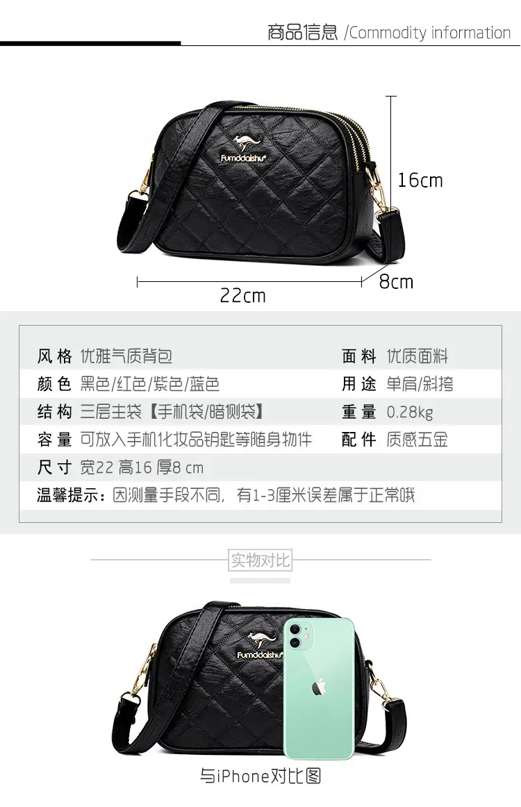 Black Quilted Crossbody Bag for Women 2025 — feature 16