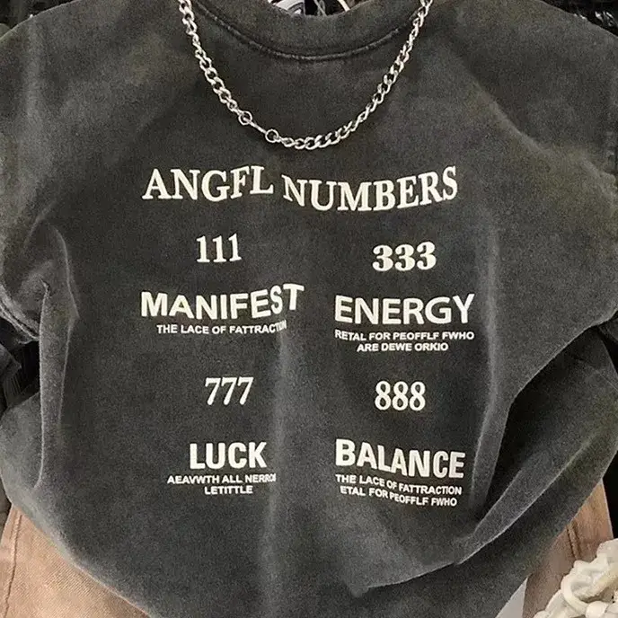 Boys T-Shirt Angl Numbers 2025 Summer Korean Style